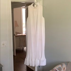 Tibi white pleated dress worn once great condition